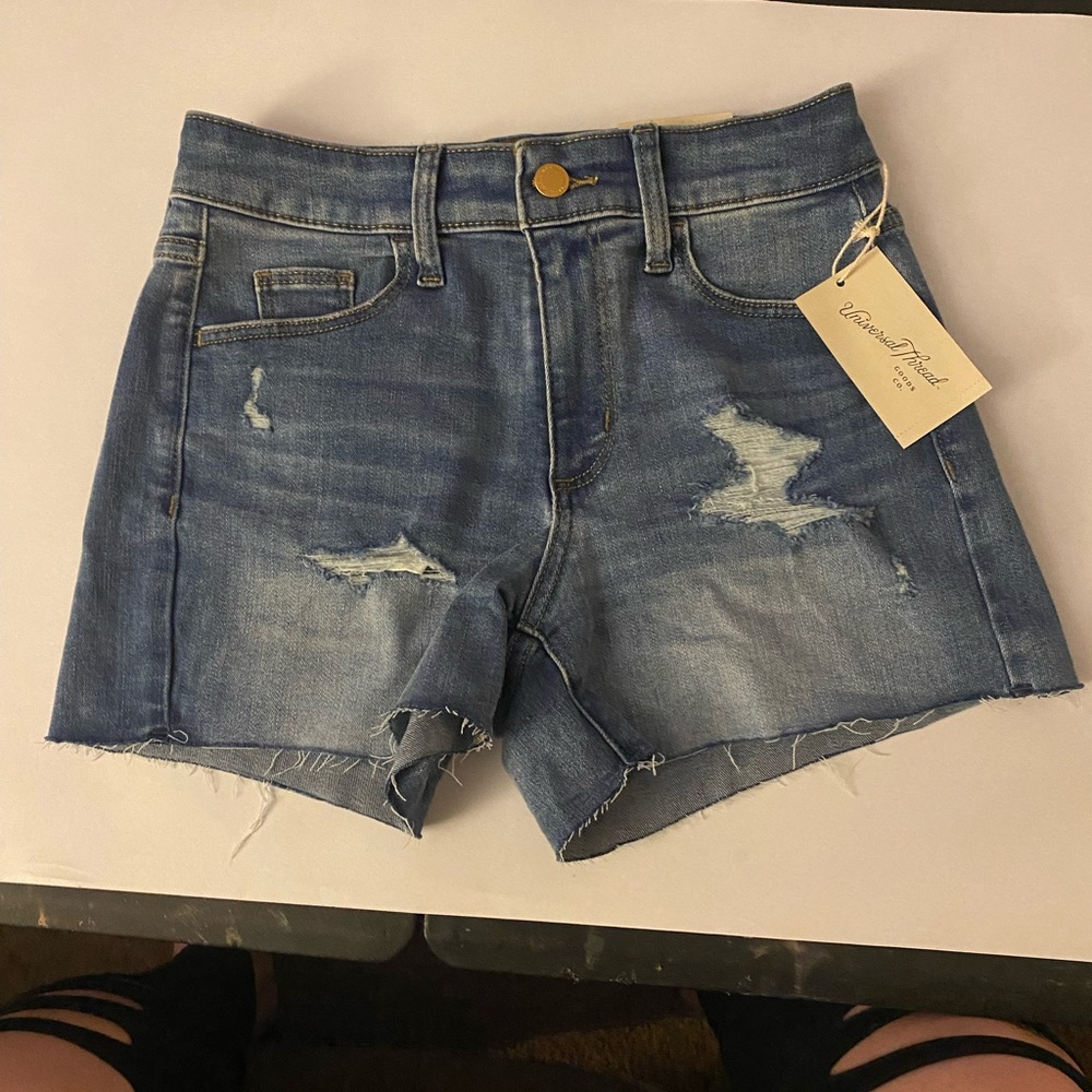 Universal Thread Distressed Jean Shorts